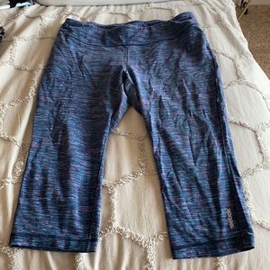 Cropped space dye Reebok leggings